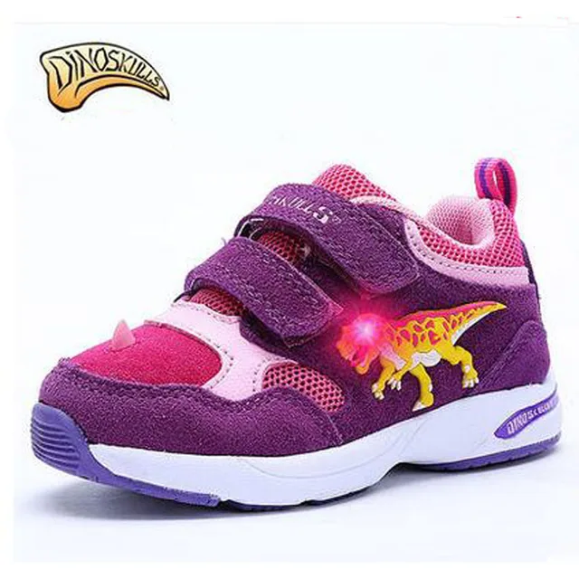 Dinoskulls Luminous Shoes Kids Casual Shoes 3D Dinosaur Children