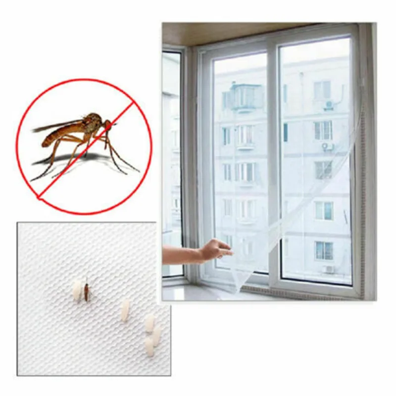 

White Home Window Screen Mesh Net Insect Fly Bug Mosquito Moth Door Netting