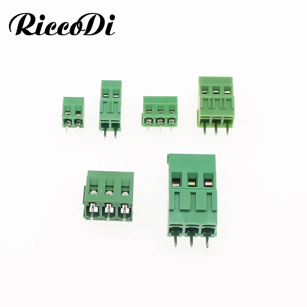 30 шт двухрядный PCB винтовой клеммный блок 128A/B 3.5/3 81/5 0/5 08 мм|Клеммные колодки| |