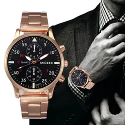 2018 роскошные модные мужские Аналоговые кварцевые наручные часы из нержавеющей стали с кристаллами, браслет, роскошные Брендовые Часы Relogio