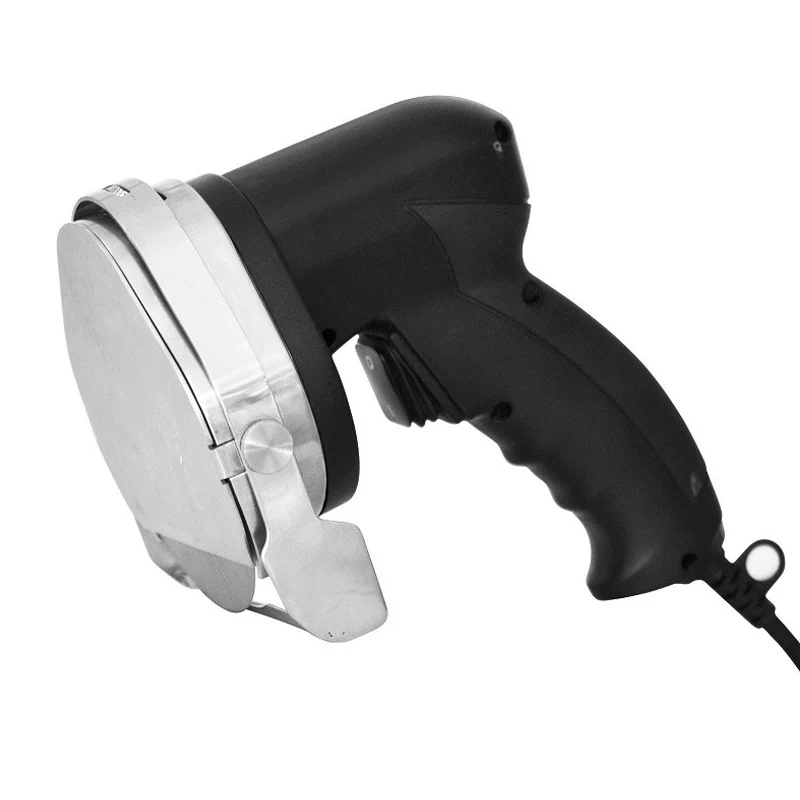 New Electric Meat Cutter Automatic Rotary Barbecue Circular Knife