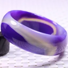 60 мм очень тонкий Редкий Натуральный фиолетовый женский браслет из твердого материала