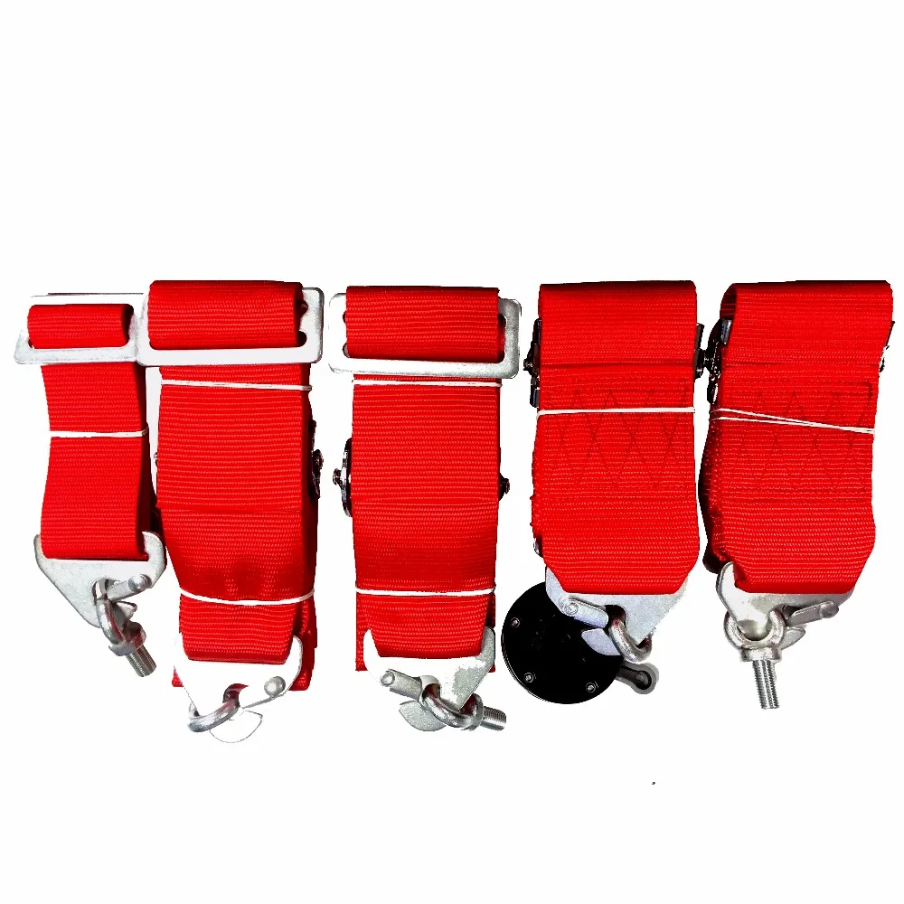 Pack of 1 RASTP 4 Point Racing Safety Harness Set with 2 Straps for Racing Seat with SFI Certified,Blue