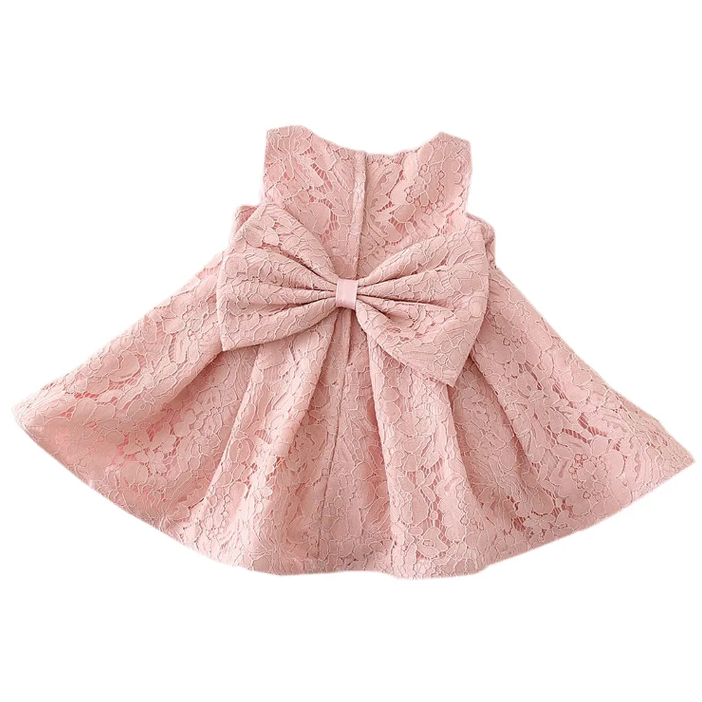 

LONSANT Baby Girl Dress Kids lace Flower sleeveless princess Dress Girl Wedding Birthday Party Gown pretty flower girl Dresses