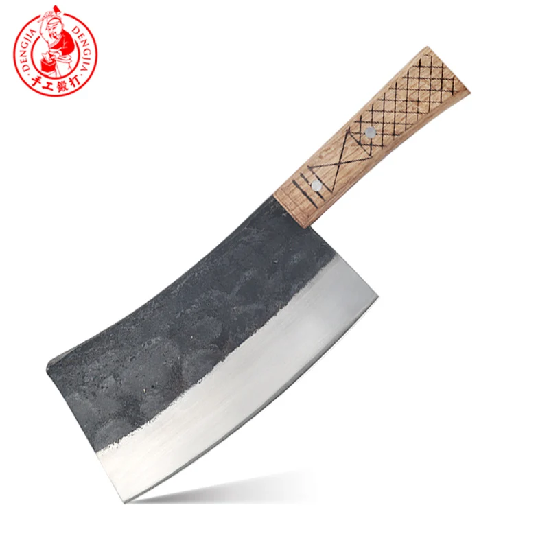 

DENGJIA Chinese Traditional Manual Forging Kitchen Knife Cut Bone Chopper Knife Sharp and Durable Chef Knife Labor-saving Handle
