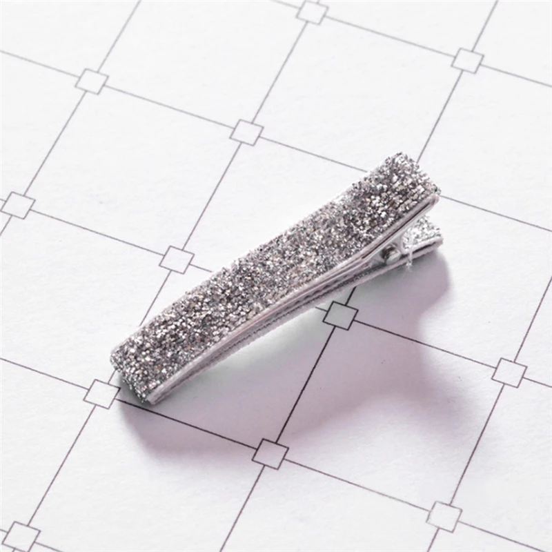 

1pcs Korean Fashion Square Glitter Hair Clips Hairpin Women Duckbill Clip Hairpins Kids Barrettes Hair Accessories