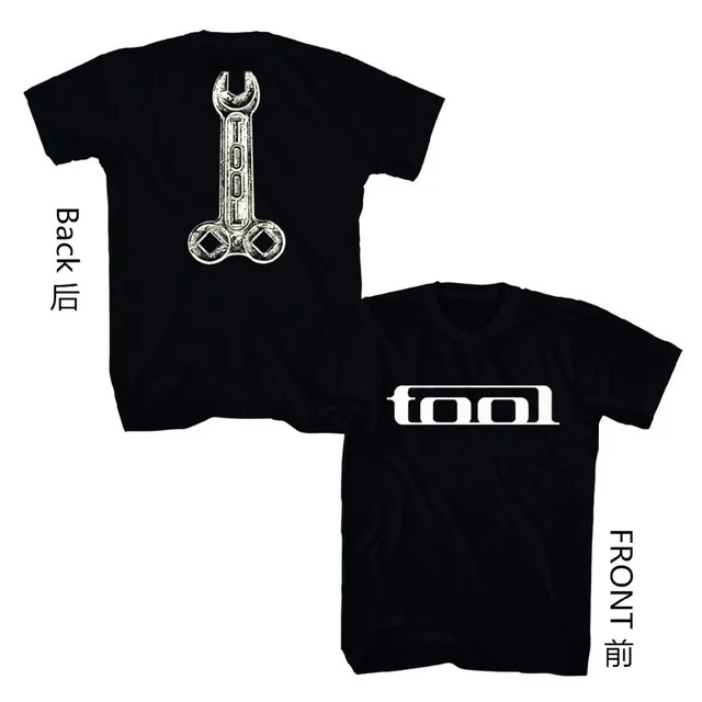 TOOL Band Wrench Logo T Shirt Men and Women Rock Tee Big Size S XXXLin