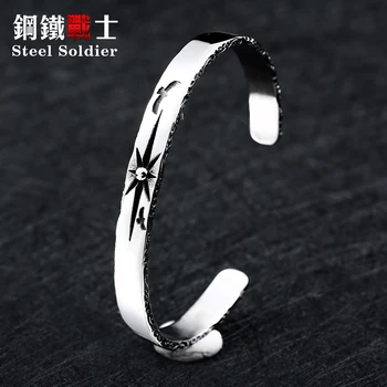 

steel soldier high quality men sun-god design fashion bangle unique men jewelry