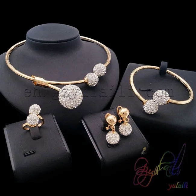 

Yulaili Vintage Fashion Alloy Rhinestone Crystal Women Necklace Earrings Bracelet Jewelry Sets in All Categories Wholesale Price