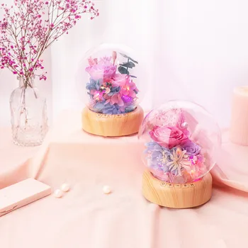 

Teaser music ball streamer night light to send lovers eternal flower gift Blueto Home lighting decoration Home Night Lights