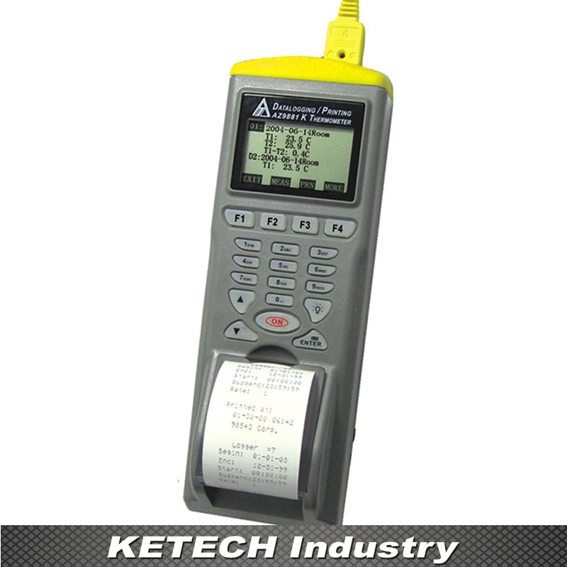 AZ-9881 K Тип прецизионный термометр с функцией печати