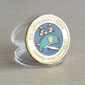 

United States Green Berets De Oppresso Liber Army Challenge Coin Commemorative coins, Special Forces Coins,30pcs/lot,