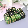 10 Pcs 16mm Resin Dice D6 Black Green Dice Round Edges Dice KTV Bar Nightclub Entertainment Tools Adult Toys ► Photo 2/6