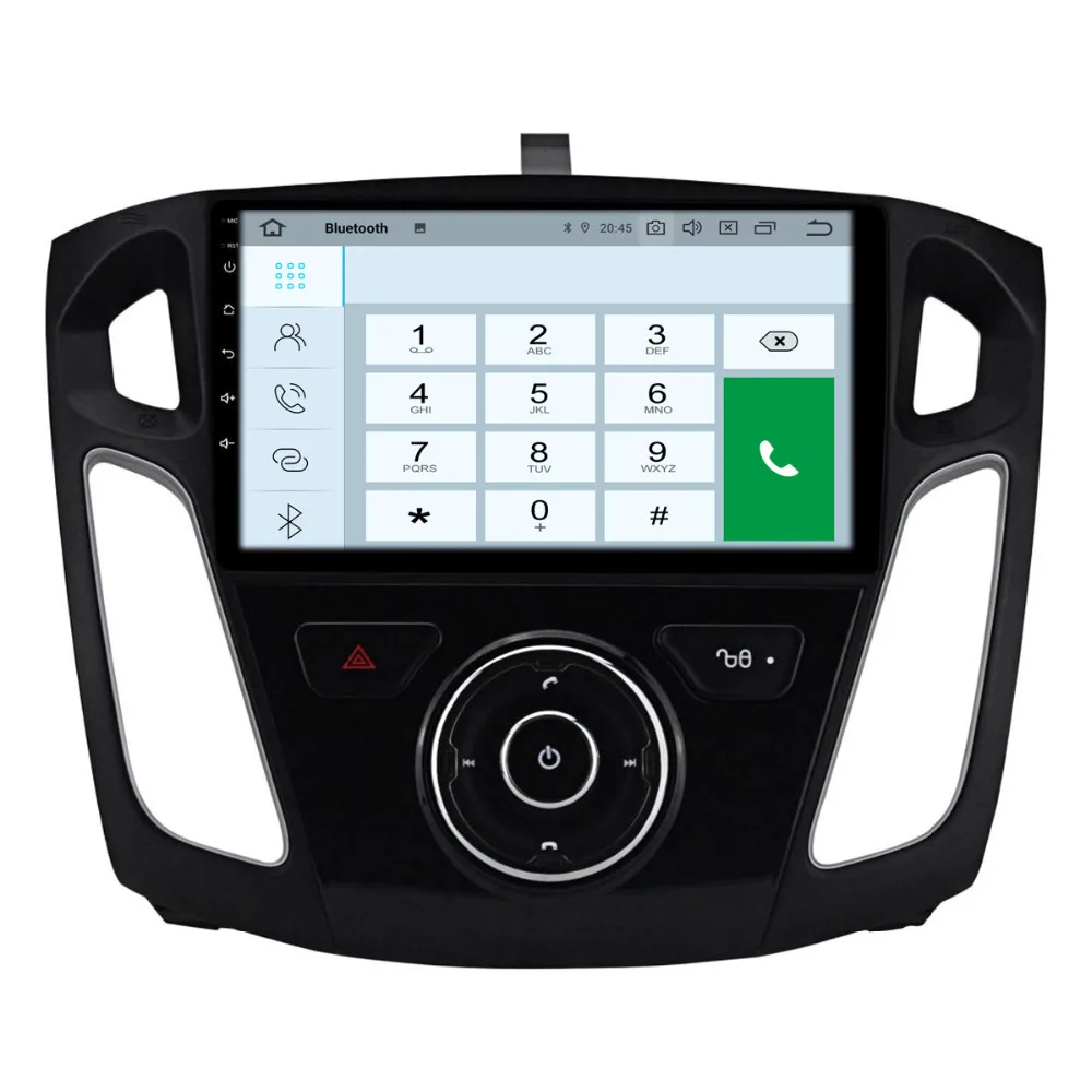 Discount COIKA Android 9.0 System Quad Core Auto Radio For Ford Focus 3 2012-2016 Stereo GPS Navi Screen WIFI 4G RDS 2+16G RAM BT SWC 3