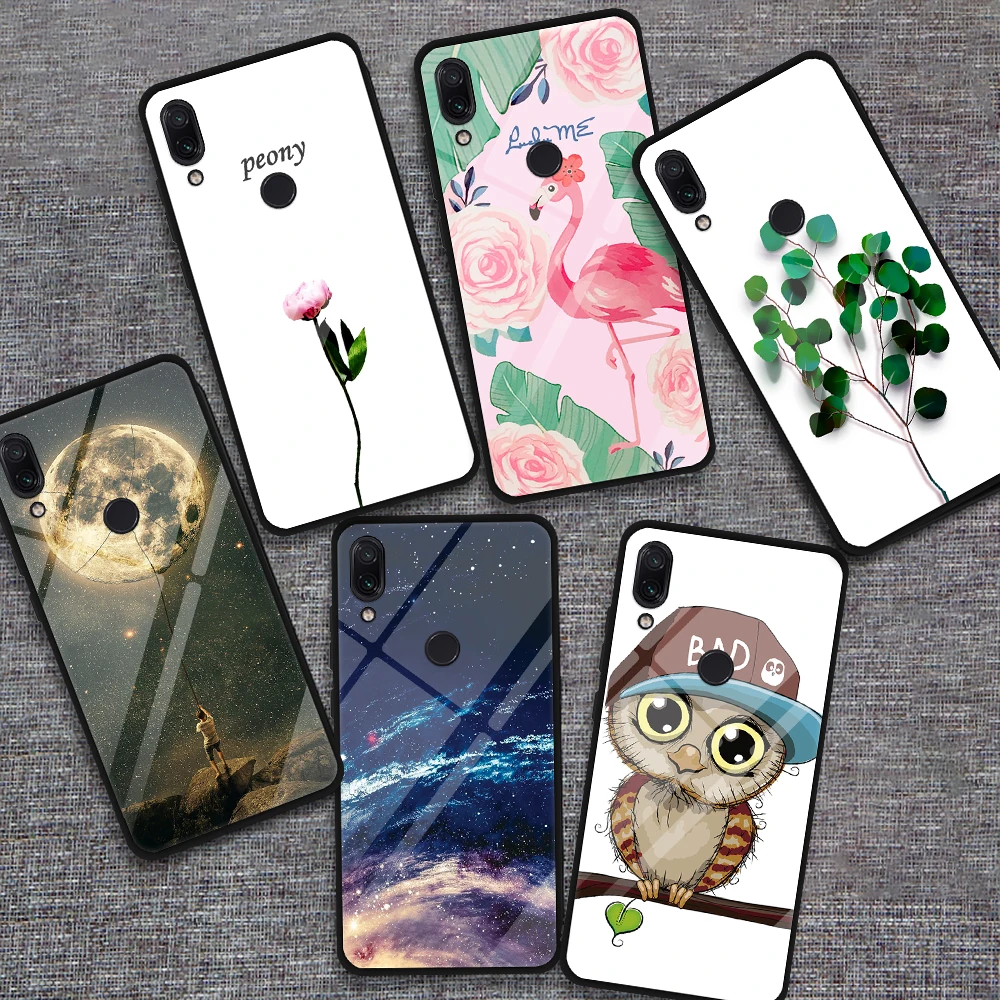 

Space Pattern Tempered Glass Case For Xiaomi Mi 9 8 A2 Lite 5X A1 6X Pocophone F1 Redmi 6 Pro 5 Plus Note 7 6 5 Pro Cover Capas