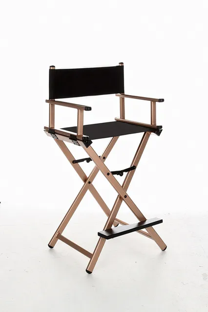 Makeup Artist Folding Director S Chair Aluminum Frame Light Weight Makeup Artist Folding Director S Chair Aluminum Frame Light Weight Golden Color For Indoor Outdoor Use Foldable