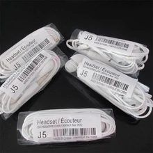 500 шт. гарнитура J5 без каблука вкладыши samsung style наушники хорошего Белый Черный earset с дистанционным микрофоном для Galaxy Note S3 i9300