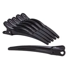 Мода 6 шт практичный пластиковый зубчатый Аллигатор вогнутые с зубьями заколки для волос Уход за волосами Прямая