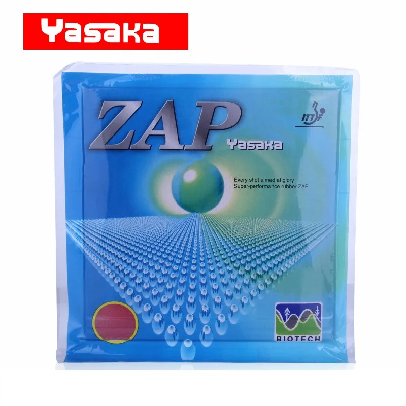 

1x Yasaka ZAP BIOTECH ITTF Pips-in Table Tennis PingPong Rubber With Sponge 40-42 Degrees