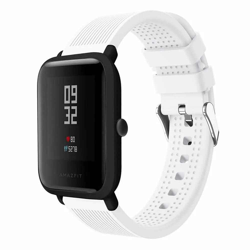 Мягкий силиконовый ремешок для часов Huami Xiaomi amazfit Youth Bit 20 мм сменный спортивный