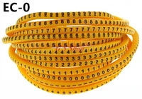 Кабель маркиратор Кабель маркер EC-0 Маркер кабельной проводки 600 шт. (Each50pcs) диаметр провода 2.6sq ~ 4,2 sq. мм маркер сетевой кабель - изображение