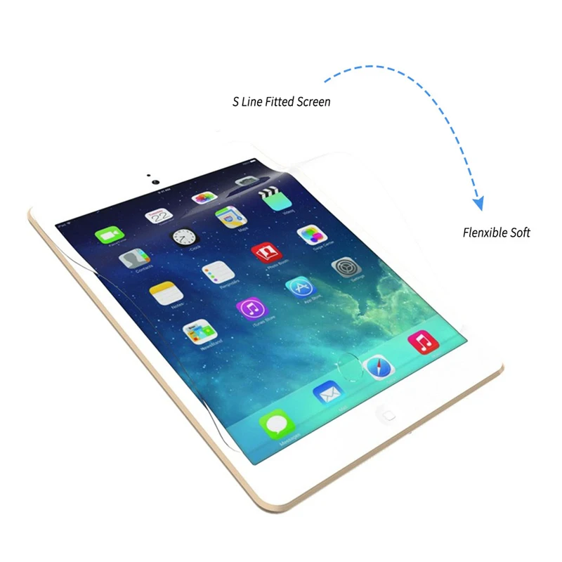 2 Packs Clear Soft Screen Protector For Apple iPad 2 3 4 Front Screen