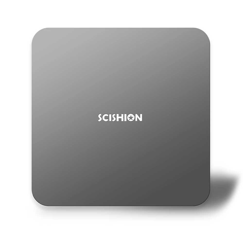 SCISHION AI One Android 8,1 Smart tv Box с голосовым управлением Rockchip 3328 4 ГБ 32 ГБ 2,4 ГГц WiFi телеприставка Bluetooth телеприставка