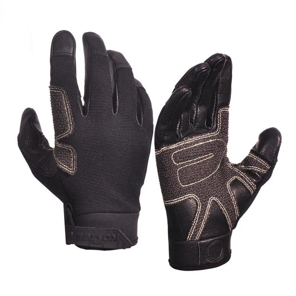 Wnnideo Outdoor Workout Rock Climbing Gloves Rope Thick Nonslip