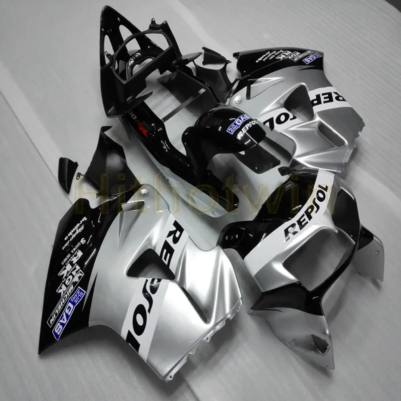 

Custom motorcycle ABS Fairing for VFR800 1998 1999 2000 2001 VFR 800 98-01+Botls+silver M2