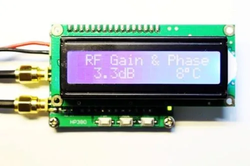 Новый 0 ~ 2700 МГц RF усилитель и фазовый детектор измеритель мощности HP380 |