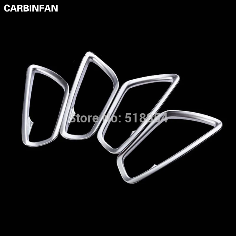 

CHROME INNER DOOR HANDLE COVER TRIM BEZEL GARNISH INSIDE FRAME BOWL CATCH SURROUND MOLDING 4PCS/SET FOR 2016 2017 HONDA CIVIC