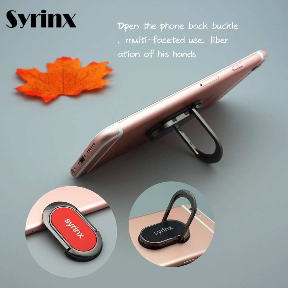 

SYRINX For iPad iPhone 8 X Samsung galaxy s9 huawei mate 10 lite xiaomi mi8 Mobile Phone Stand Finger Ring Holder Desk bracket