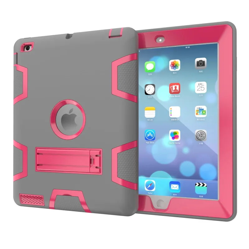 2019 Новый дети Безопасный противоударный Прочный ПК Kickstand Case для Ipad Mini 1 2 3 7,9 планшет защитная задняя крышка + пленка + стилус