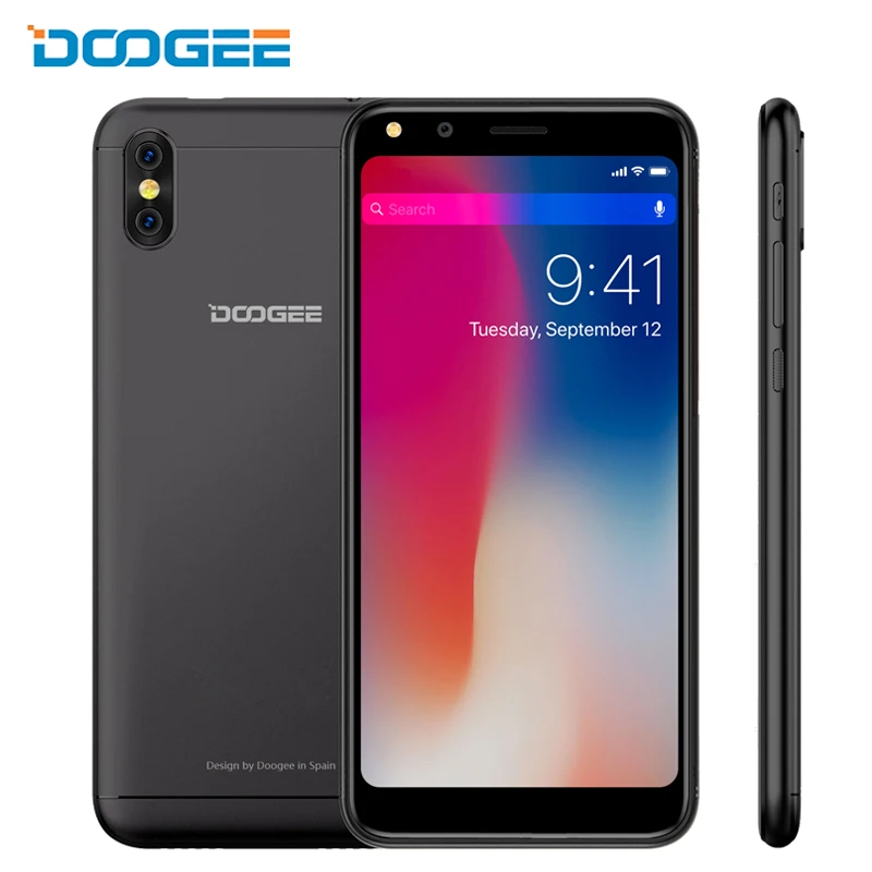 DOOGEE X53 3g смартфон 5 3 дюйма 18:9 полный Экран Android 7 0 1 GB Оперативная память 16 Гб