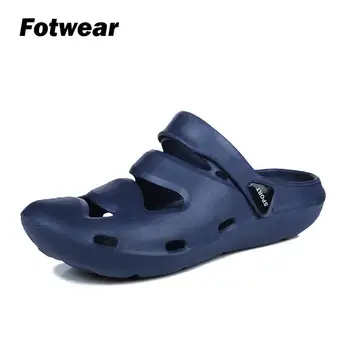 

Fotwear Men sandals Summer shoes for Outdoor walking Sport style Very Lightweight Pure colors for beach playing shoes