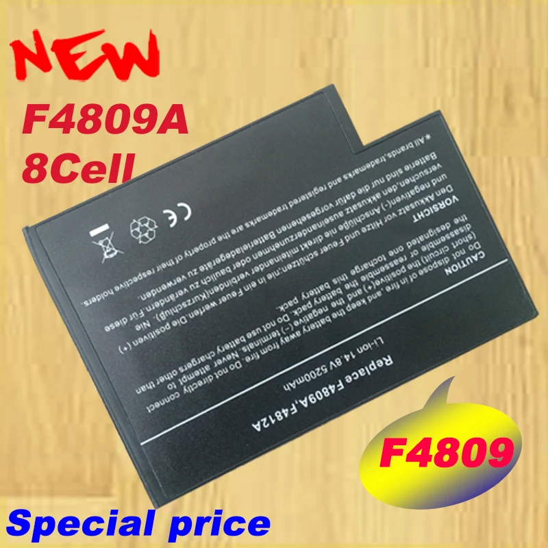 

HSW New Laptop Battery For HP COMPAQ 1100 2100 2200 2500 XE4000 ZE4300 Series F4098A