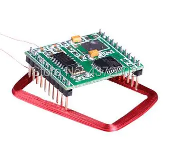 134.2KHz fine copper wire coil antenna reader module for EM4305 chip makeing Ear tag RFID tag