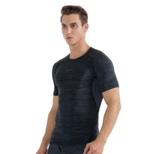 Уличные футболки для бега фитнес компрессионная быстросохнущая рубашка мужская для бодибилдинга с длинным рукавом футболка для бега футболки