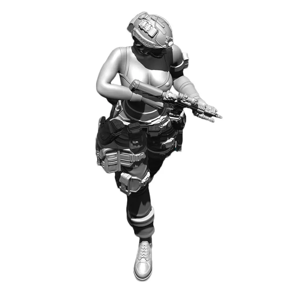 

YUFAN Model Original 1/35 US Army Female Commando Resin Soldier YFWW35-1826