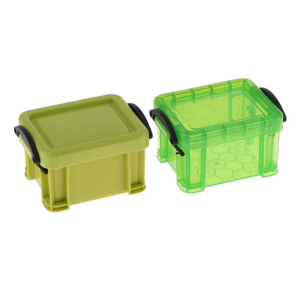 1/6 Candy Color Storage Case for 1/6 Dolls House Furniture Doll Decoration Accessory Kids Pretend Play Toys