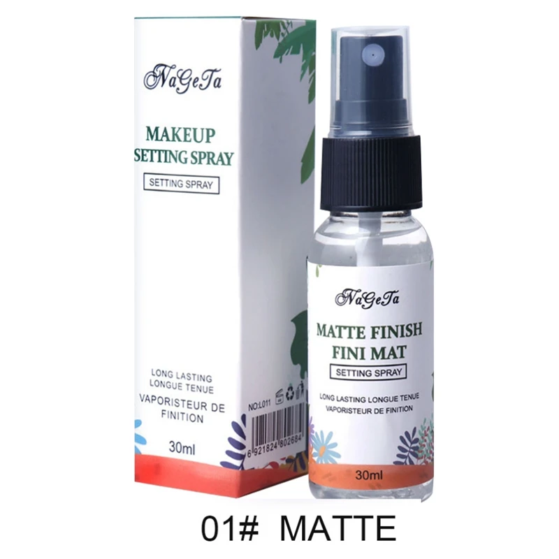 

1pc Makeup Matte Fini Mat Liquid Setting Spray Moisturizing Oil-Control Long-Lasting Facial Spray Setting Spray maquiagem