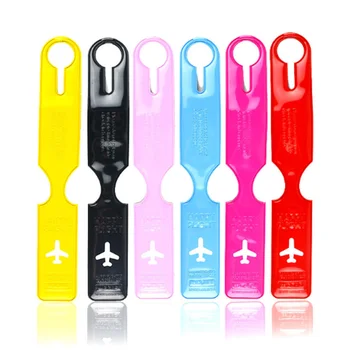 

Travel PU Leather Luggage Tag Cover Creative Accessories Suitcase ID Address Holder Letter Baggage Boarding Tags Portable Label
