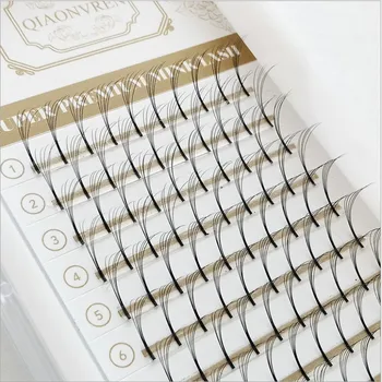

HBZGTLAD 5D Russian Volume Eyelashes Extension Short Stem Pre made Fans Lash Selling Eyelash Individual Extensions Free Shipping