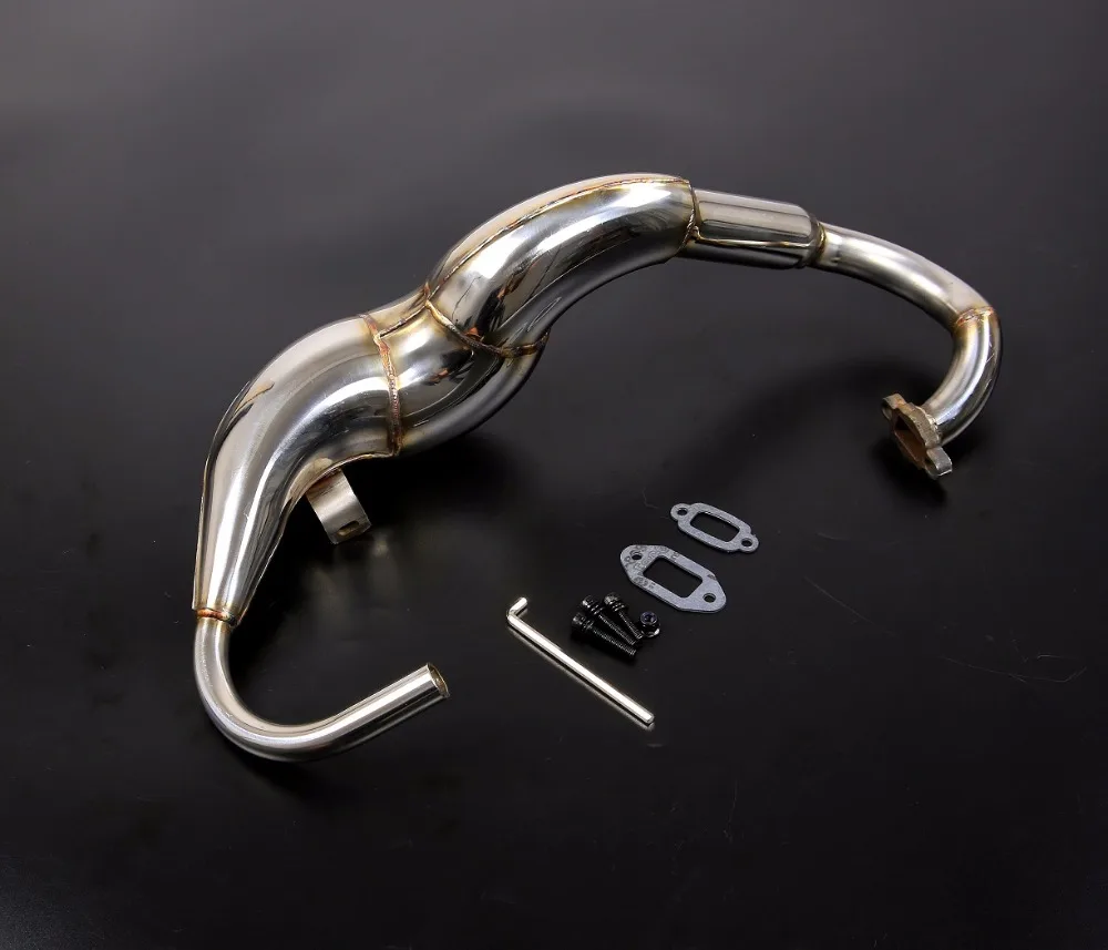 Metal Torque type exhaust pipe pop sound for 1/5 HPI BAJA Rovan KM 5B 5SC 5T RC CAR GAS PARTS Metal Torque type exhaust pipe pop sound for 1/5 HPI BAJA Rovan KM 5B 5SC 5T RC CAR GAS PARTS