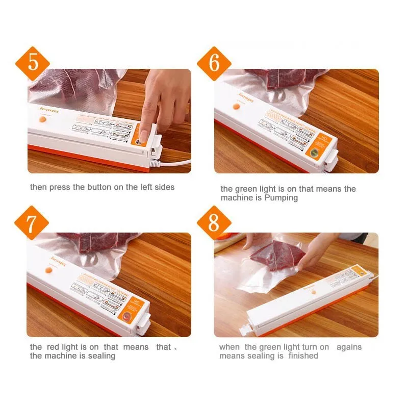 sealer vacuum bags for food Vacuum food sealing machine packing machine packers food vacuum sealer Vacuum packer (8)