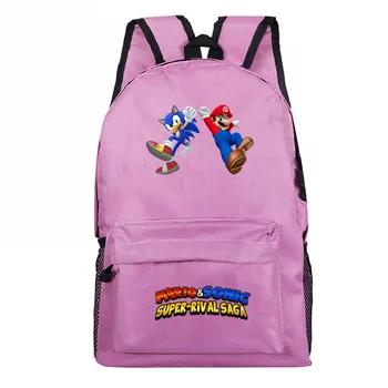 

2019 Fashion Children School Bags Cartoon Super Mario Printing Backpacks For Boys Girls Mario Bros Bag Students Birthdays Gifts