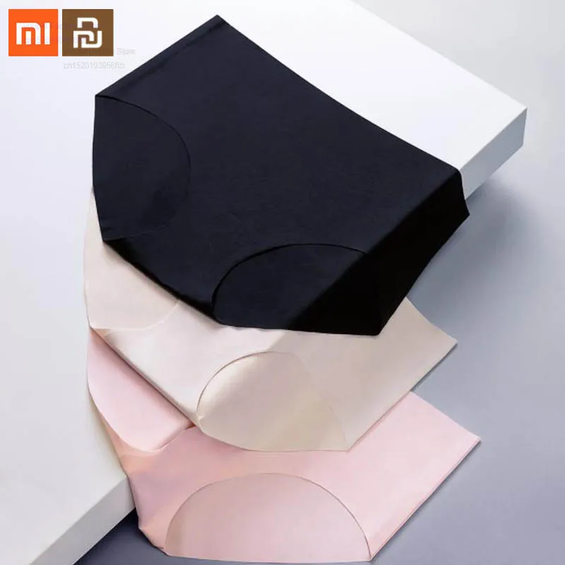 

Original xiaomi mijia high waist seamless shorts comfortable high elastic ladies underwear smart home 3 PCS