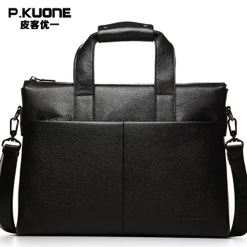

New Arrival Briefcase Bag Men Fashion Shoulder Bags Genuine PU Leather Bag High Quality Men's Business Travel Bags P630551