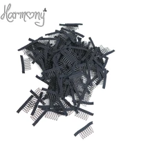 Harmony 7 зубов парик аксессуары оптом черный парик Комбс приложить Шапки парик расчески вставить парик клипы большие размеры