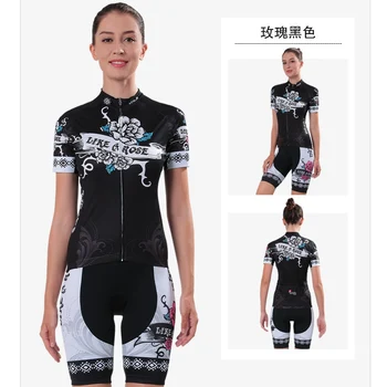 

Cycling Jersey Women Short Sleeve Breathable Maillot Ciclismo Mountain Bike Riding Sportswear Women Bicycle Clothes